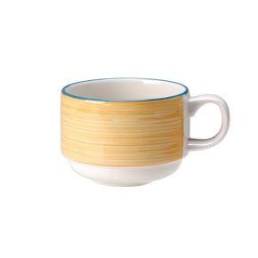 Rio Yellow Slimline Stacking Cup 17cl (6oz)