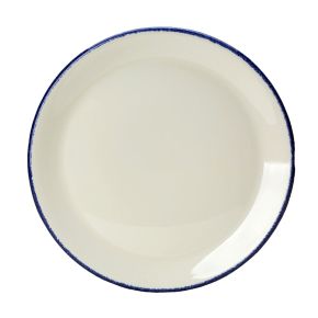 Blue Dapple Coupe Plate 25.25cm (10")