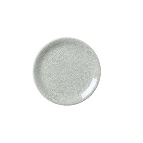 Ink Crackle Grey Coupe Plate 15.25cm (6")