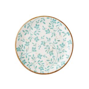 Flora Aqua Coupe Plate 20.25cm (8")