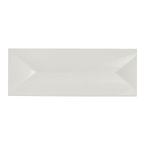 White Album Rectangular Tray w/ Indent 28.5 x 10cm (11 1/8 x 3 7/8")