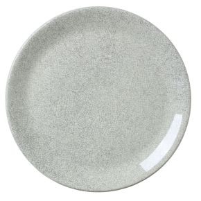 Ink Crackle Grey Coupe Plate 30cm (11 3/4")