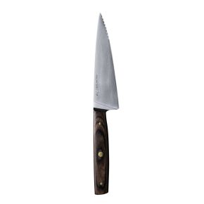 Burlington Steak Knife Black ABS & Polywood/Copper Rivet 26cm (10 1/4")