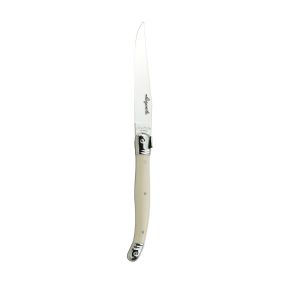 Laguiole Ivory Handle Serrated Steak Knife 1.2mm Blade
