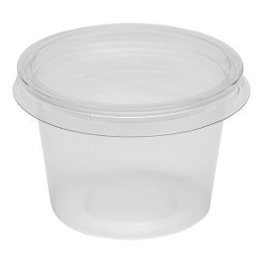 Portion Pot, PP, 4oz and Lid, PET