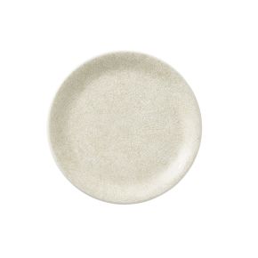 Ink Crackle Taupe Coupe Plate 20.25cm (8")