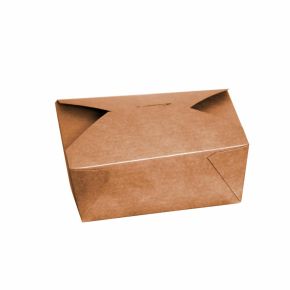 Food Carton, Leakproof, Kraft, 2784ml, No 4