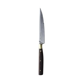 Kendall Steak Knife Brass & Polywood/Copper Rivet 24.1cm (9 1/2")
