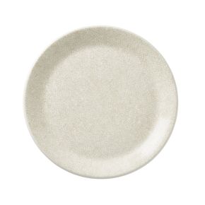 Ink Crackle Taupe Coupe Plate 25.25cm (10")