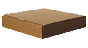Pizza Box, Kraft, Compostable, 12"