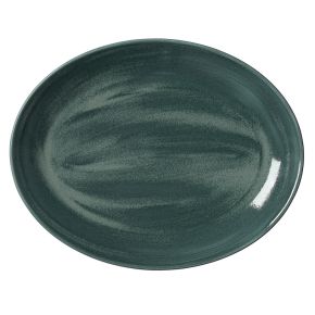 Revolution Jade Oval Coupe Plate 34.25cm (13 1/2")