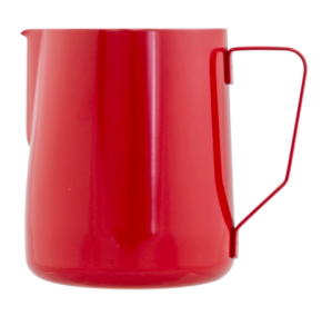 Milk Jug, Stainless Steel, Red, 1L (1)
