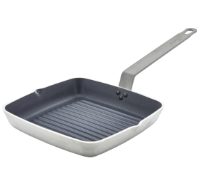 Square Ribbed Skillet, Aluminium, 24cm