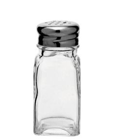 Pepper Pot, Square, Stainless Steel Top