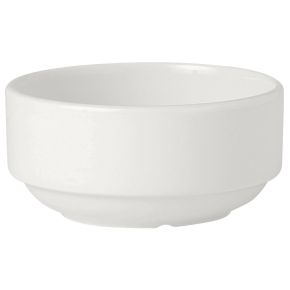 Simplicity White Unhandled Stacking Soup Cup 28.5cl (10oz)