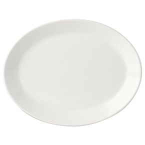 Simplicity White Oval Coupe Plate 30.5cm (12")