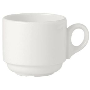 Simplicity White Atlanta Stacking Cup 21.25cl (7 1/2oz)