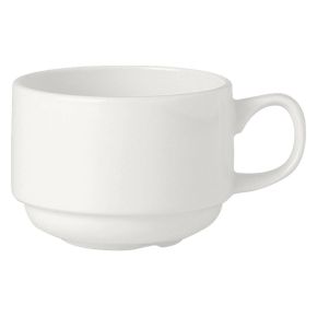 Simplicity White Slimline Stacking Cup 20cl (7oz)