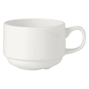 Simplicity White Slimline Stacking Cup 10cl (3 1/2oz)