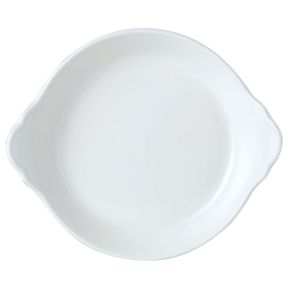 Simplicity White Round Eared Dish 18.5cm (7 1/4")