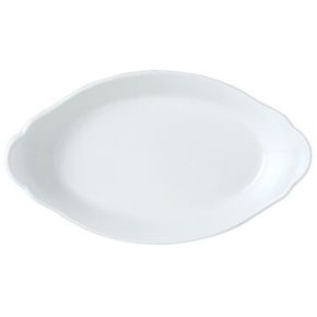 Simplicity White Oval No1 Eared Dish 20 x 11cm (7 7/8 x 4 3/8")