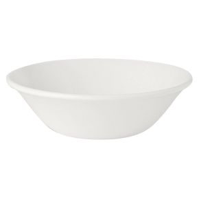 Simplicity White Oatmeal Bowl 14cm 31.25cl (5 1/2" 11oz)