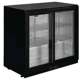 Fridge, Bottle Cooler, Polar G, Double Sliding Door, 198L