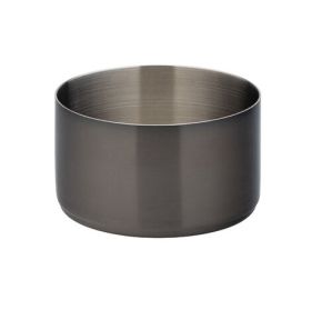 Ramekin, Brushed Black Steel, 7oz