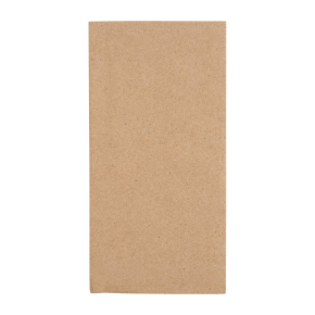Napkin, 40cm, 2 Ply, 8 Fold, Kraft Recycled