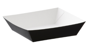 Burger Tray, Black, 5"