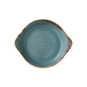 Craft Blue Round Eared Dish 18.5cm (7 1/4")