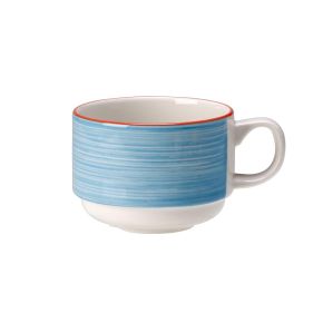 Rio Blue Slimline Stacking Cup 20cl (7oz)