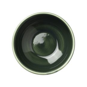 Aurora Vesuvius Burnt Emerald Bowl 13.5 x 5.75cm 47cl (5 1/4 x 2 1/4" 16 1/2oz)