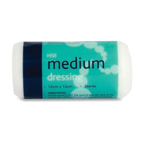 HSE First Aid Wound Dressing Medium