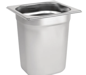 Gastro Container, Stainless Steel, 1/6, 200mm