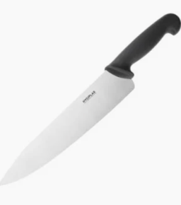 Chef Knife, Black, 8''