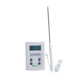 Thermometer, Probe and Cable, Digital