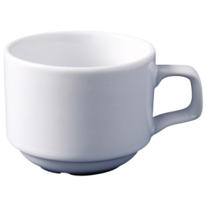 Mug, Stackable, Superwhite, 7oz (Pack of 12)