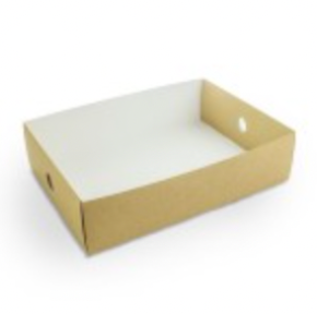 Sandwich Platter Box, Compostable, Half Insert Only