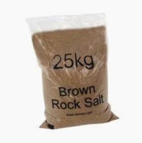 Road Salt, Brown, 25 kg