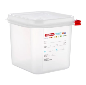 Food Storage Container, 1/6 Gastro, 2.6L (Pack of 4)