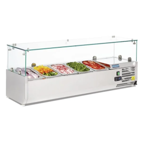 Fridge, Countertop Prep Unit, 5x 1/4GN
