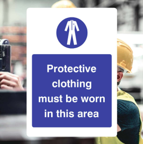 Sign, Protective Clothing